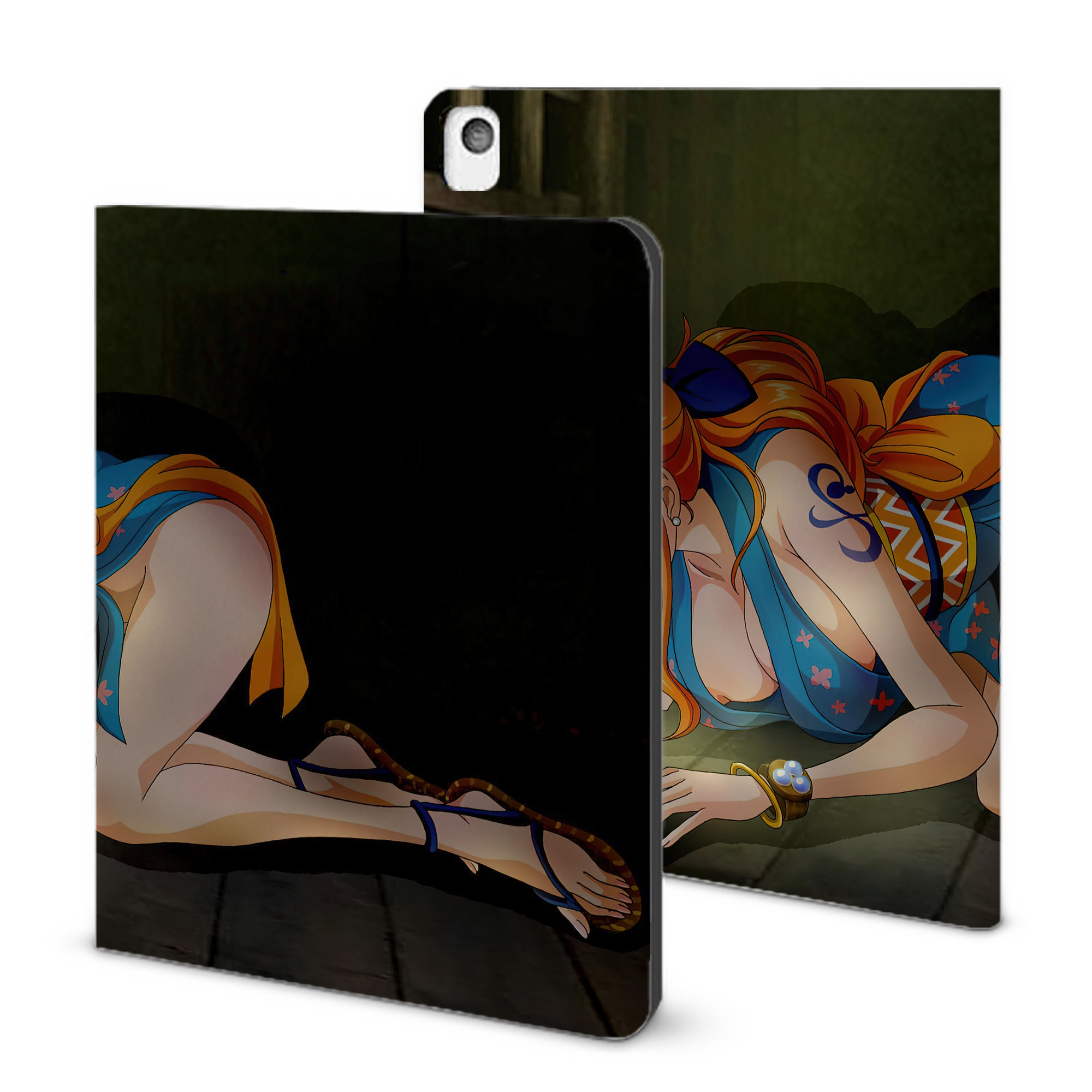 （画像用） ワンピース ONE PIECE IPadケース ペンホルダー付き ブックスタイルデザイン